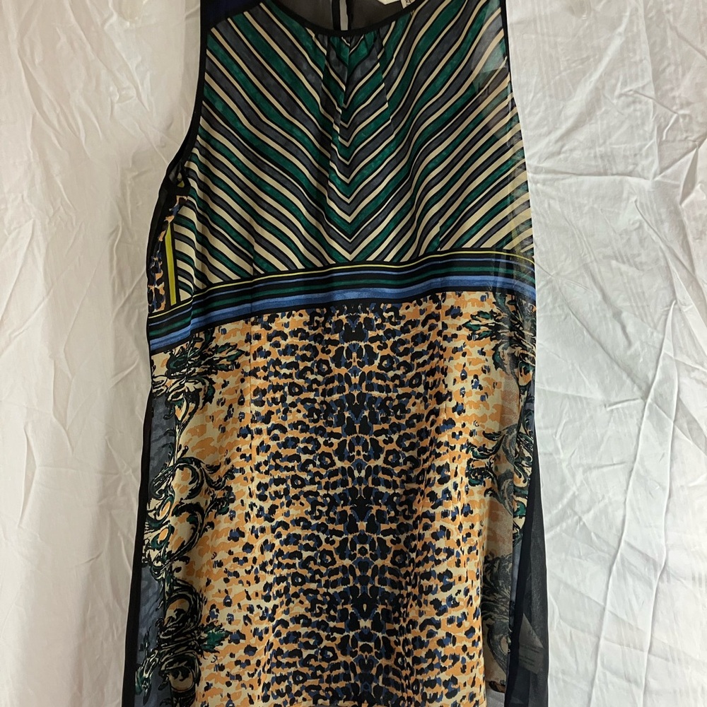 CAbi Multicolor Sleeveless Blouse